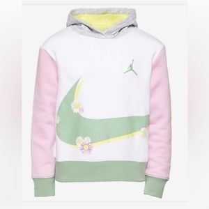 Girls Nike Air Jordan Swoosh Hoodie, size small, NWT